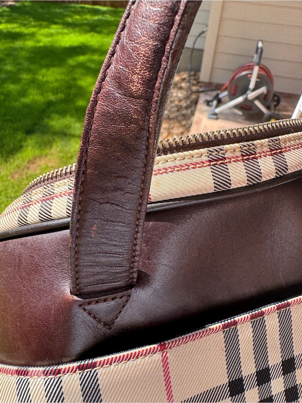 Burberry Computer Bag with D rings - Picture 11 of 12